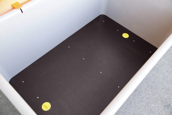 Fond plat pour bac 200 litres