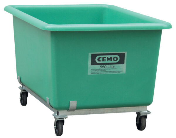 Bac PFV sur roulettes 550 litres