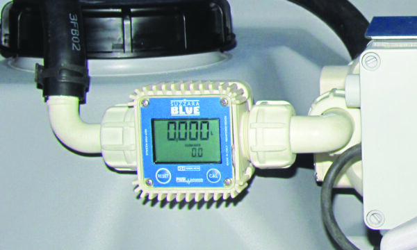 Compteur digital K24 pour Stations BLUE CUBE (fourni avec son coude de montage)