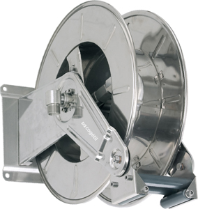 ENROULEUR AUTOMATIQUE INOX 1/2'' HAUTE PRESSION NON ÉQUIPÉ - FLEXIBLE MAX 20M 1/2''