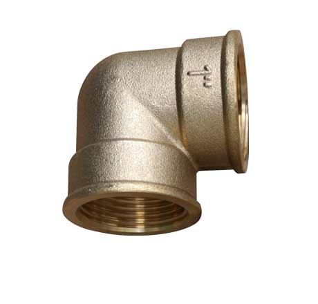 Coude 90° laiton FF 1"