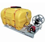 Cuve PE coffre équipée sur plateau 2 000 litres version thermique