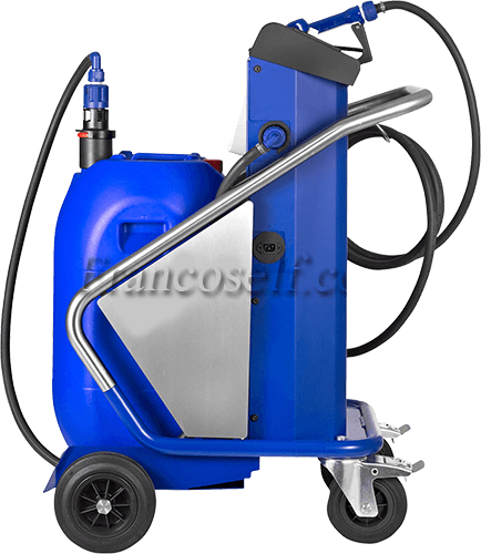 Chariot Adblue fût 60L 6 à 12l/mn